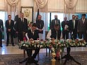 Министр энергетики Российской Федерации Александр Новак и Министр нефти и природных ресурсов Пакистана Шахид Хакан Аббаси подписали межправительственного соглашения о строительстве газопровода «Север – Юг» из Карачи в Лахор Министр энергетики Российской Федерации Александр Новак и Министр нефти и природных ресурсов Пакистана Шахид Хакан Аббаси подписали межправительственного соглашения о строительстве газопровода «Север – Юг» из Карачи в Лахор