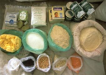 Продукты, поступавшие в Ирак в рамках программы "Нефть в обмен на продовольствие". Фото с сайта ООН
