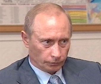 Владимир Путин, кадр Первого канала, архив