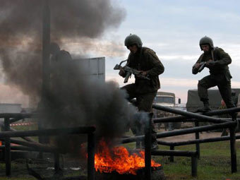 Внутренние войска МВД России на полигоне, фото с сайта bratishka.ru 