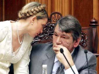 Юлия Тимошенко и Виктор Ющенко, фото Reuters  