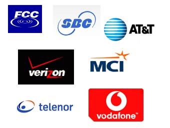  FCC, SBC, AT&T, Verizon, MCI, Telenor  Vodafone 