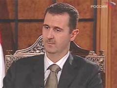 Башар Асад. Кадр канала "Россия" Башар Асад. Кадр канала "Россия"