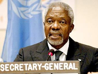 Генсек ООН Кофи Аннан. Фото AFP