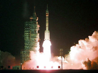 Пуск китайского космического аппарата "Шенчьжоу". Фото с сайта spacetoday.org 