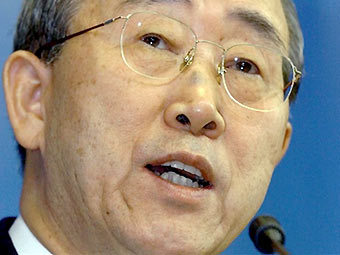 Глава МИД Южной Кореи Пан Ги Мун. Фото AFP