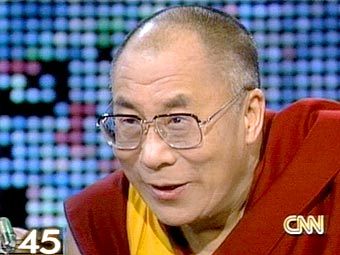 Далай-лама XIV. Кадр телеканала CNN, архив  