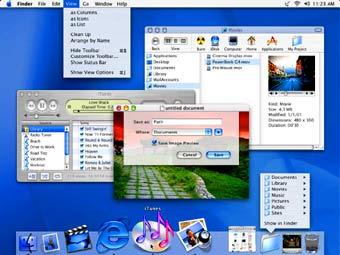 Скриншот операционной системы Mac OS X