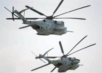 Вертолеты CH-53E. Фото с сайта: www.air-and-space.com