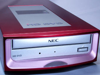 HD-DVD привод NEC. Фото с сайта nec.se 