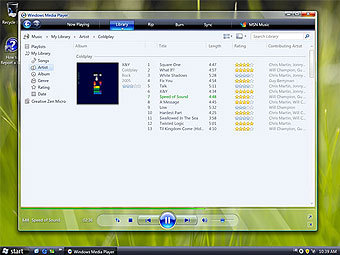  Windows Media Player 11. 