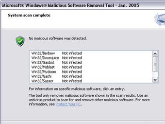   Malicious Software Removal Tool