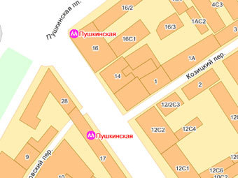 Район происшествия. Изображение с сайта maps.yandex.ru