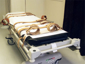 Стол для введения смертельных инъекций. Фото с сайта dc.state.fl.us