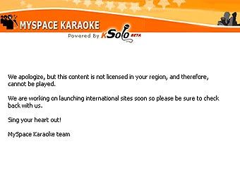   MySpace Karaoke