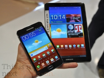 Galaxy Note ()  Galaxy Tab 7.7.    This is my next